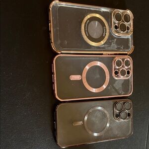 GOLD, PINK , BLACK iPhone Cases 14 PRO MAX